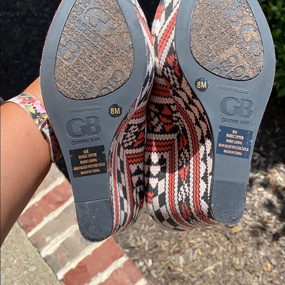 Multicolored wedge shoes - Picture 6 of 10